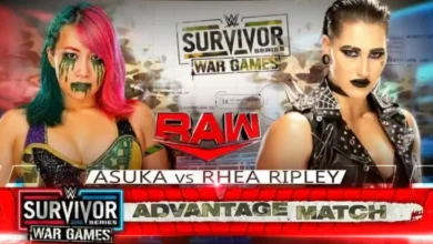 Rhea Ripley overcame Asuka to gain the advantage in Saturday's Women's WarGames Match at Survivor Series